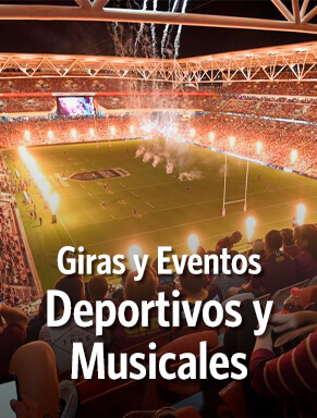 Giras y Eventos Deportivos y Musicales